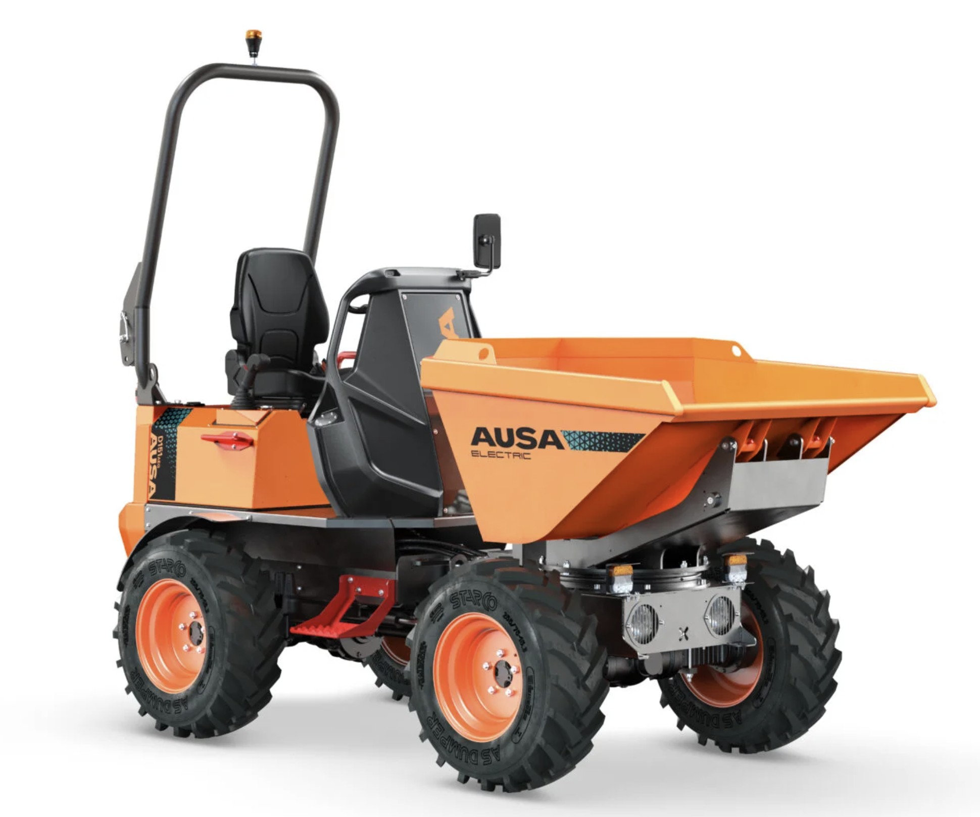 Dumper hjulburen batteridriven 1.5 T med svängbord