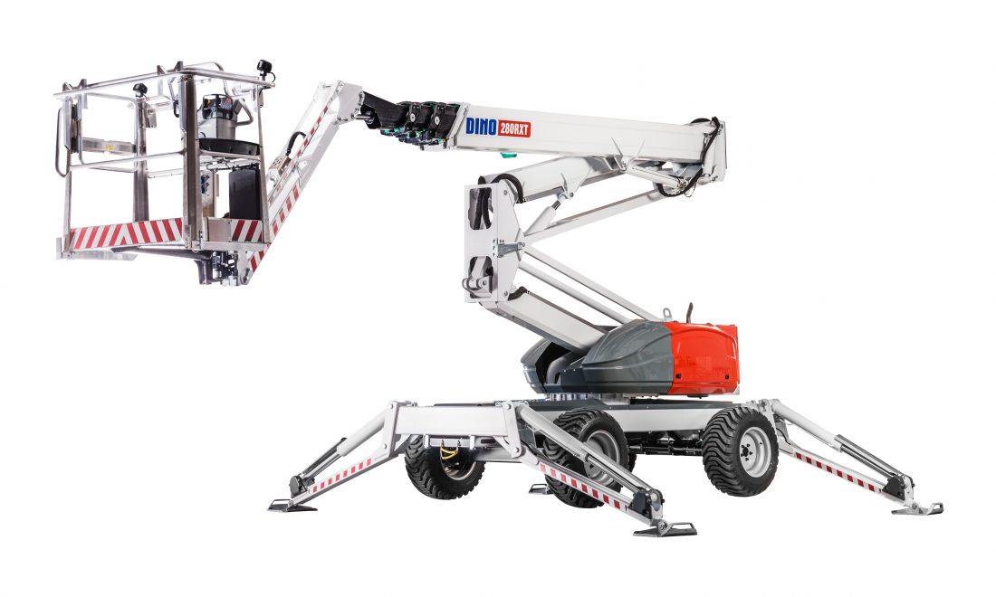 Vikbomslift diesel plattformshöjd 26 m DINO 280RXT