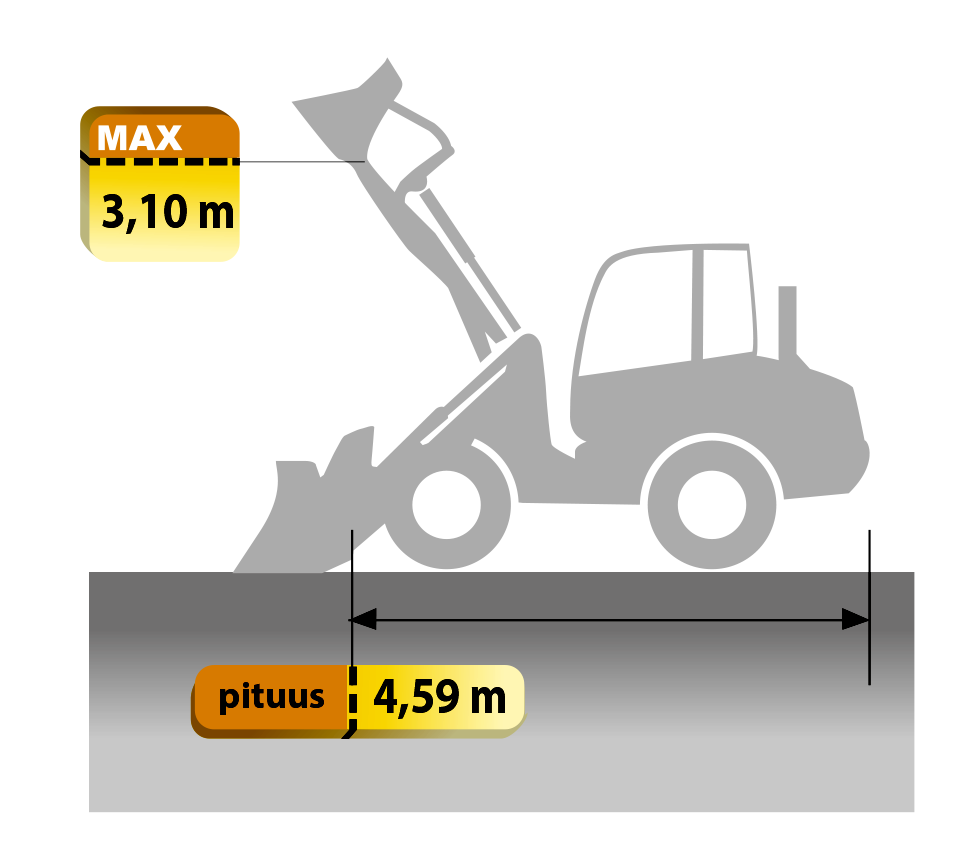 Dieselkäyttöinen minipyöräkuormaaja 6 t VOLVO L35GT