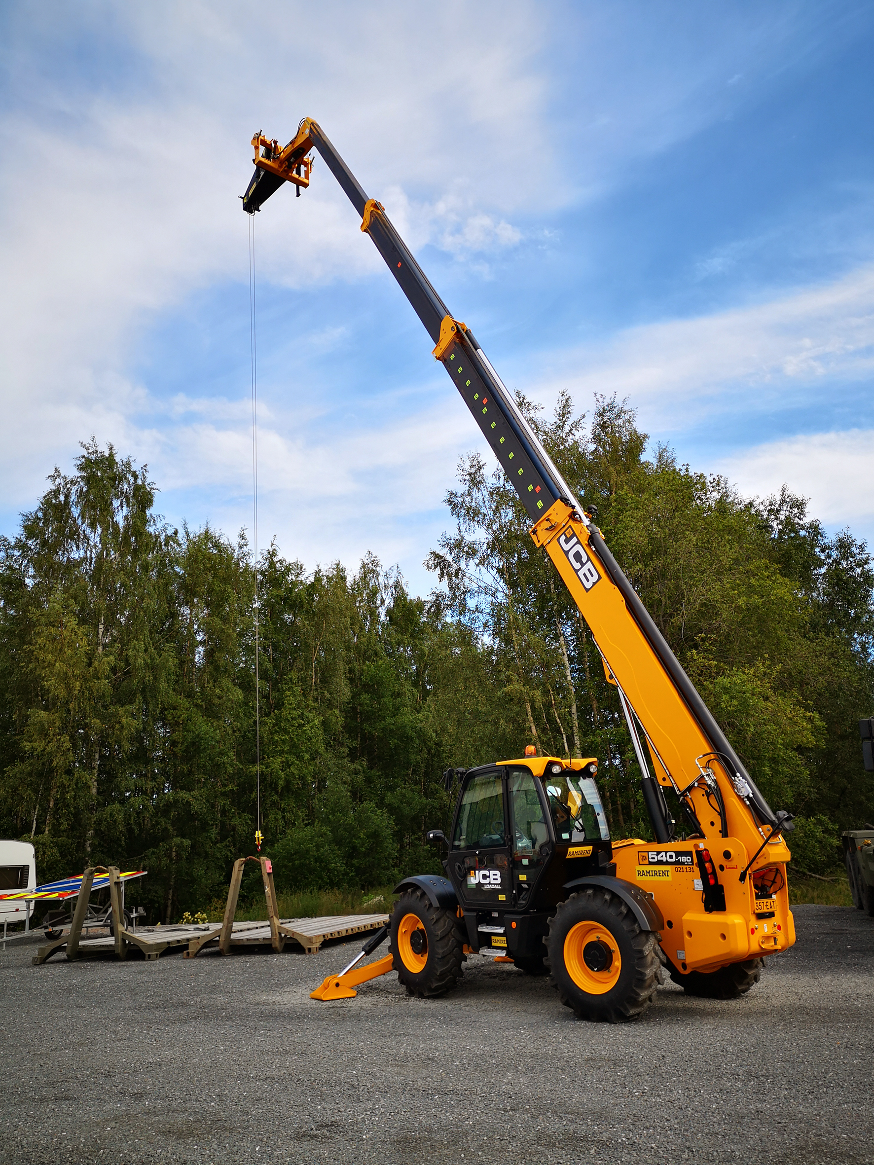 Jäykkä kurottaja 20 m JCB 540-200