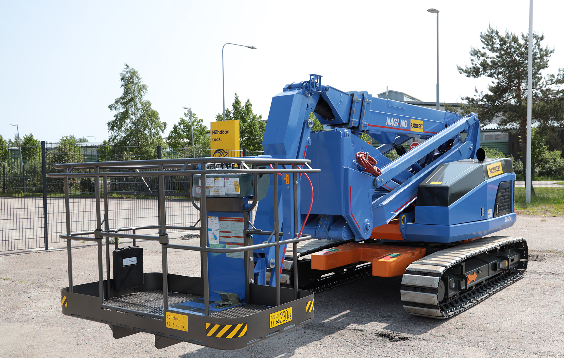 Diesel Powered Articulated Crawler Boom Lift Nagano 20ATuj