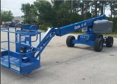 Telescopic Boom Lift diesel, platform height 13.7 m GENIE S45