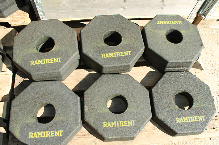 Base for a Round Barrier Post