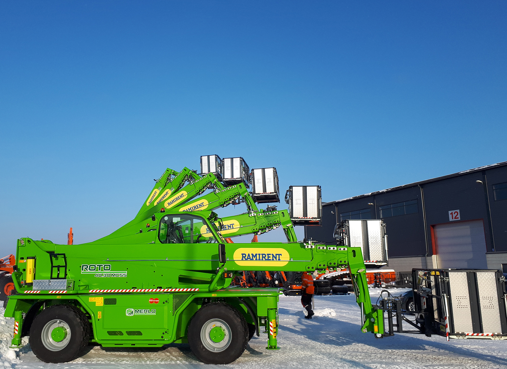 Rotating Telehandler 30 m MERLO 40.30MCSS