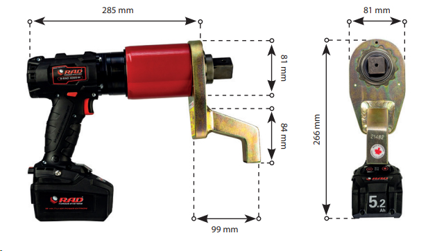 Electronic Torque Wrench RAD B-RAD4000