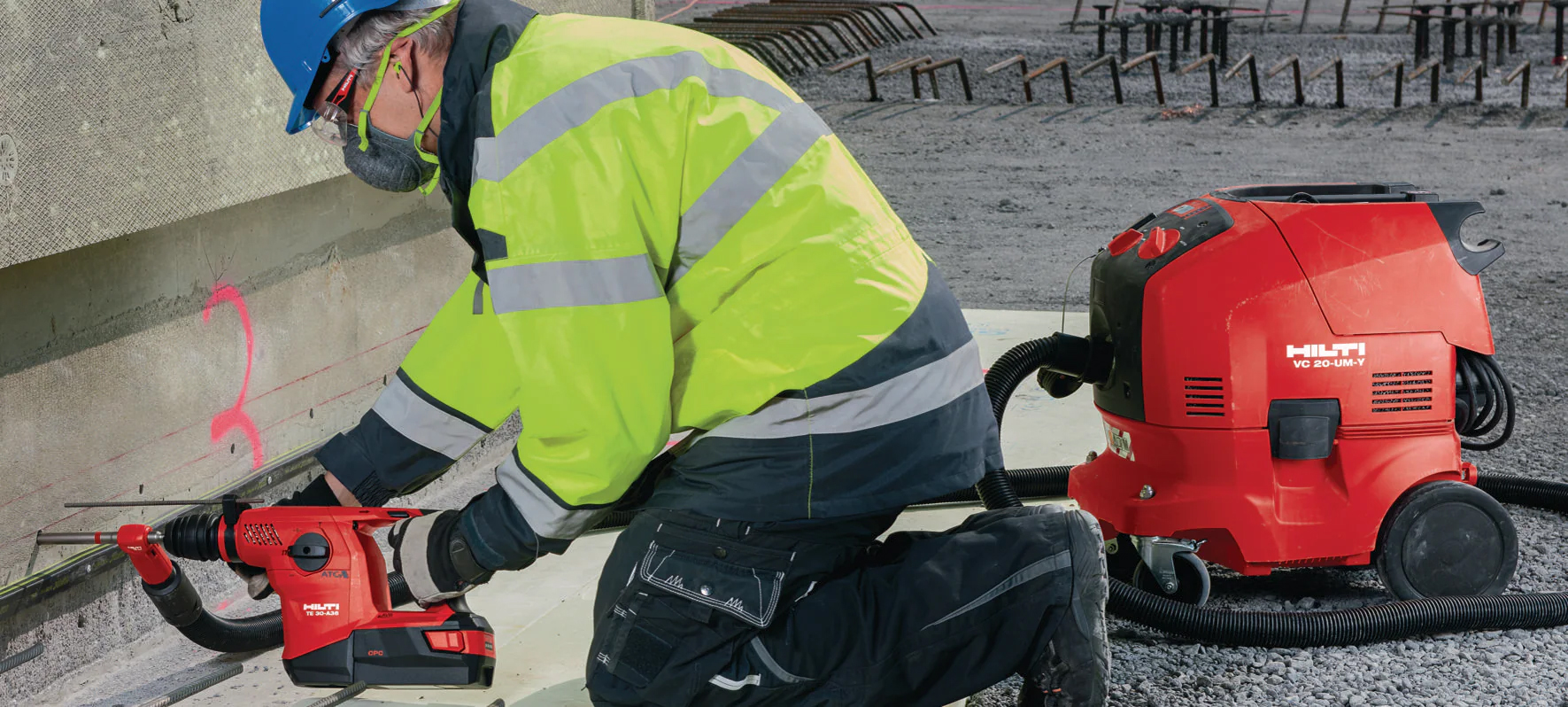 Poravasara 5,1 kg / 3,6 J, akku HILTI TE30A36