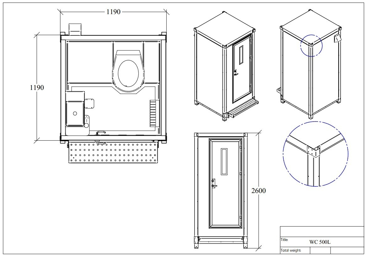 Chemical WC ALRO WC500L