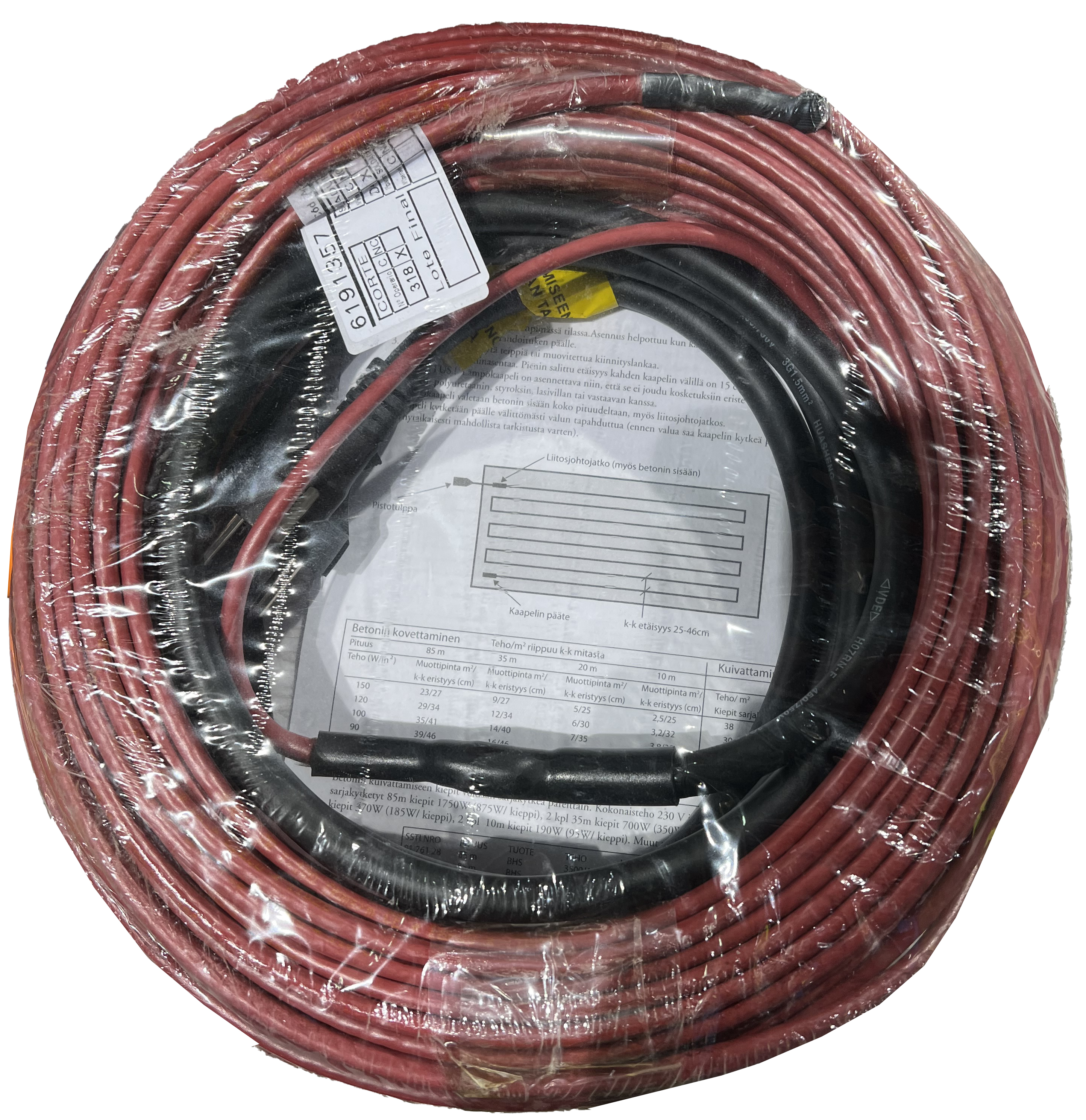 Betonghärdningskabel L=35m, 1400W/230V EBECO L=35 m, 1400W/230V