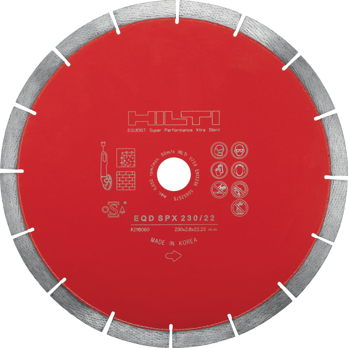 Timanttikatkaisulaikka 305 mm universal HILTI EQD SPX-S
