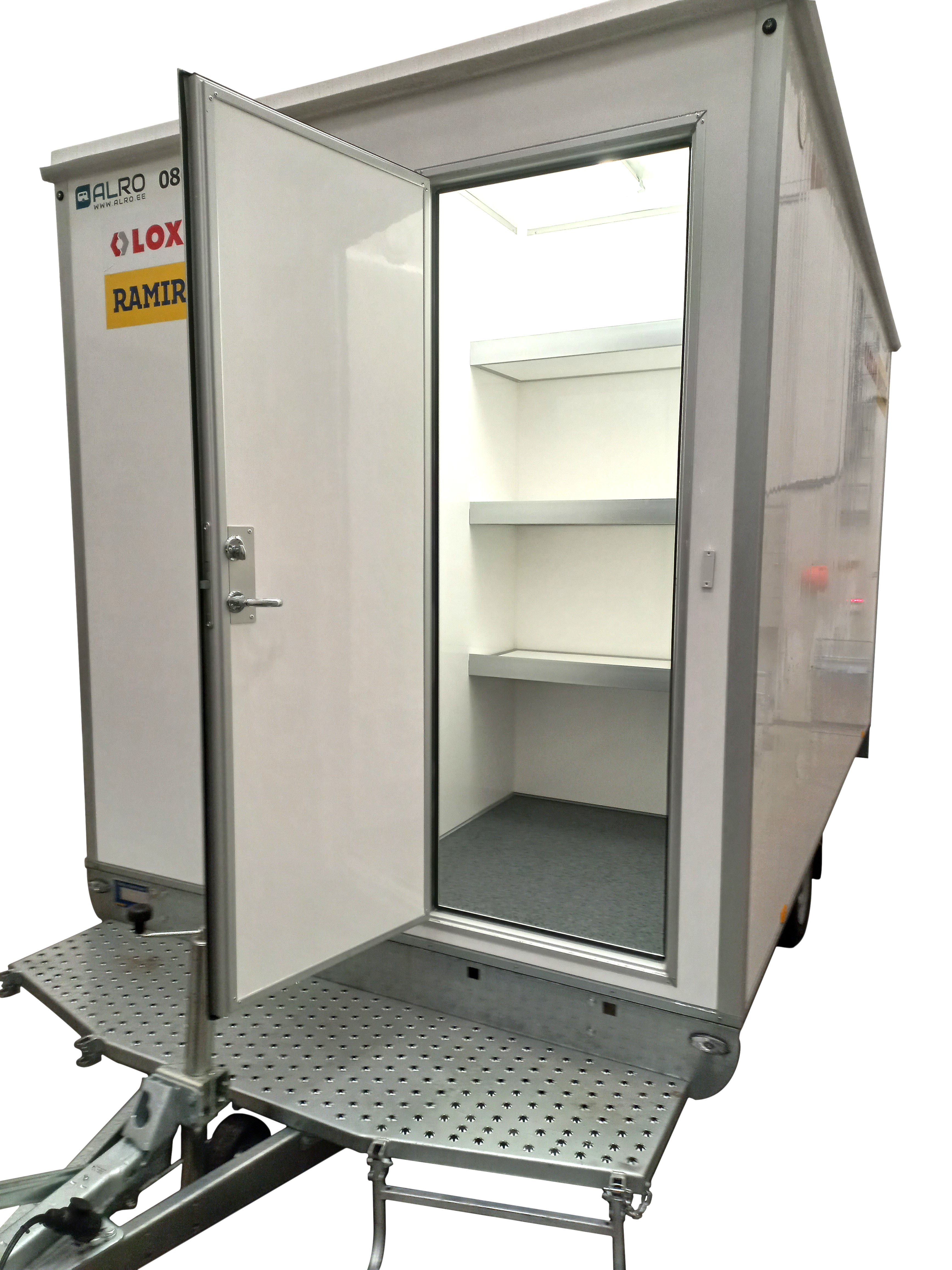 Office Trailer for 4-6 pers. with storage ALRO 6PB NO WC