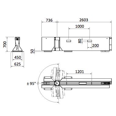 SafePass Barrier Hinged Element SSJ SAFEPASS