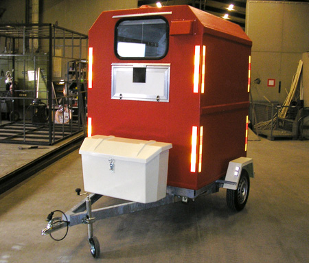 Trailer Mounted Connecting Hut