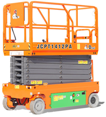 Saxlift batteri plattformshöjd 11,8m oljefri