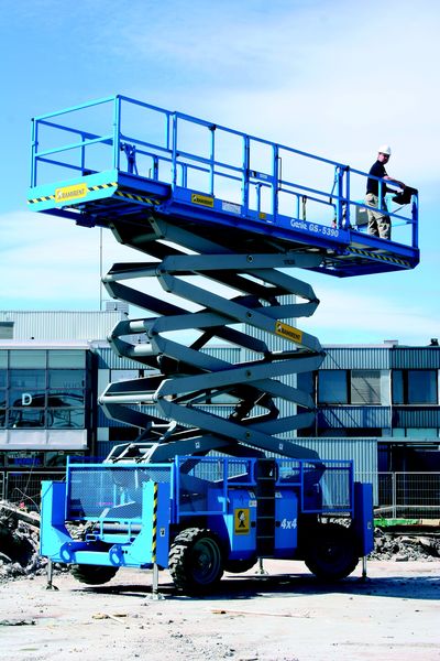 Scissor Lift diesel, platform height 16 m, double extensions GENIE GS5390RT