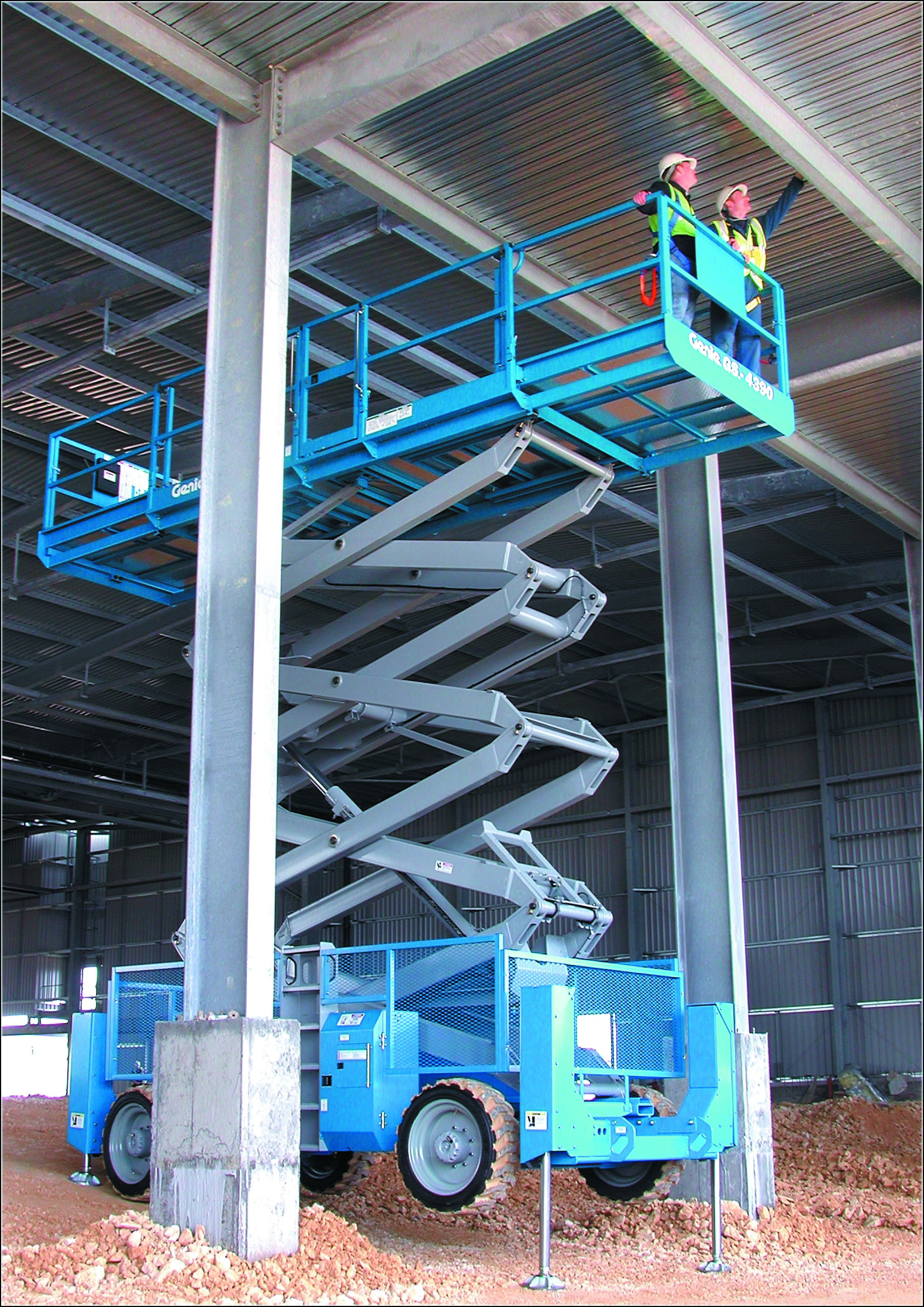 Saxlift diesel, plattformshöjd 12,7m GENIE GS4390RT