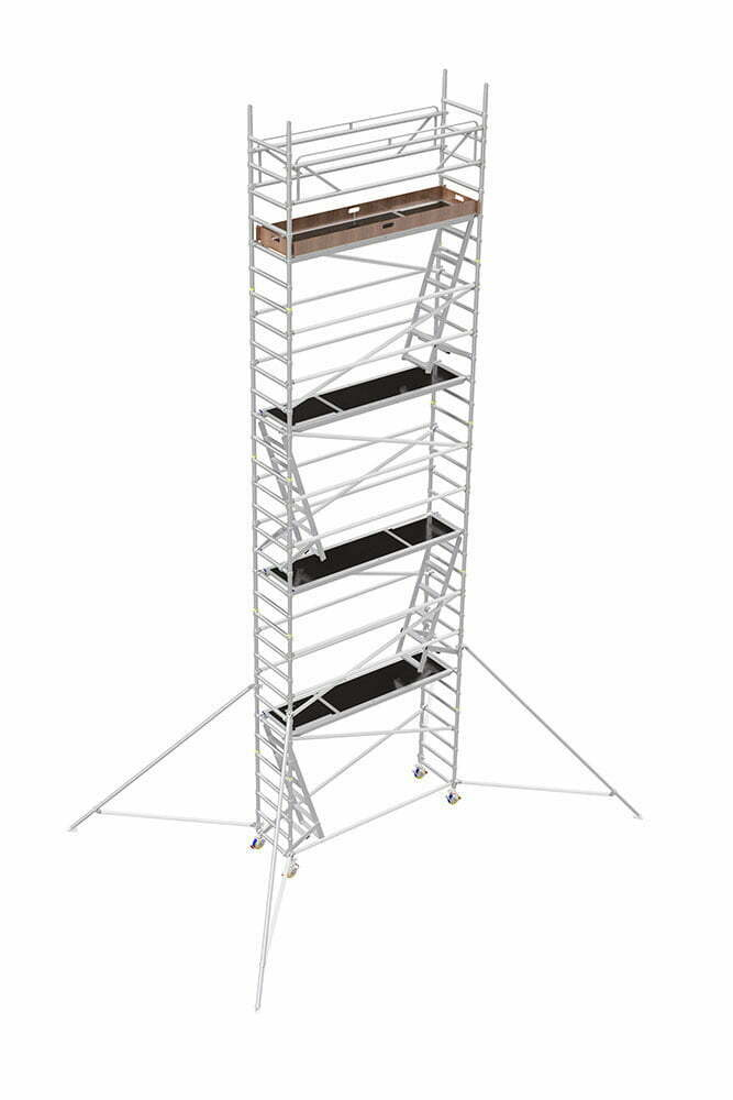 Aluminium Scaffolding 0,74x2,5 H 8 m