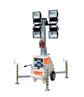 Belysningsmast LED LUXTOWER GRID