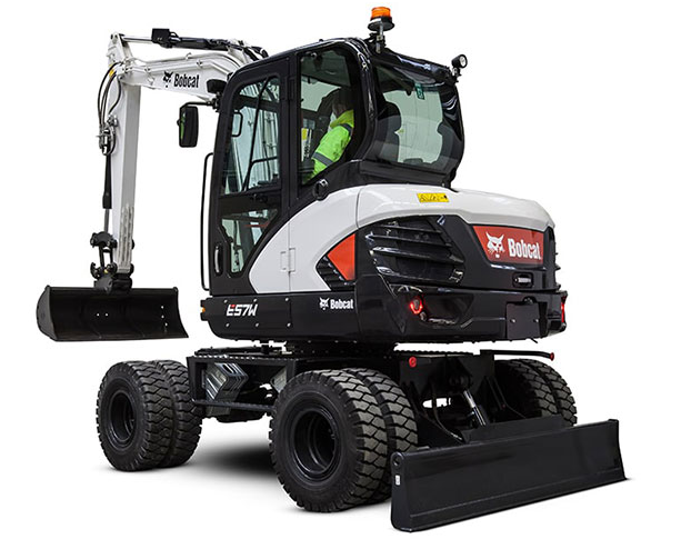 Grävmaskin hjulburen 4wd 6T