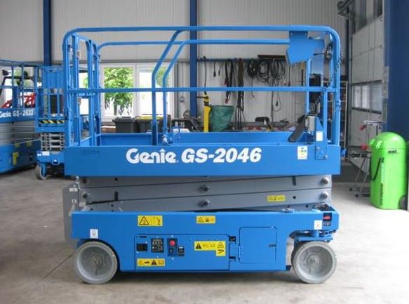 Saxlift batteri plattformshöjd 6,1 m GENIE GS2046