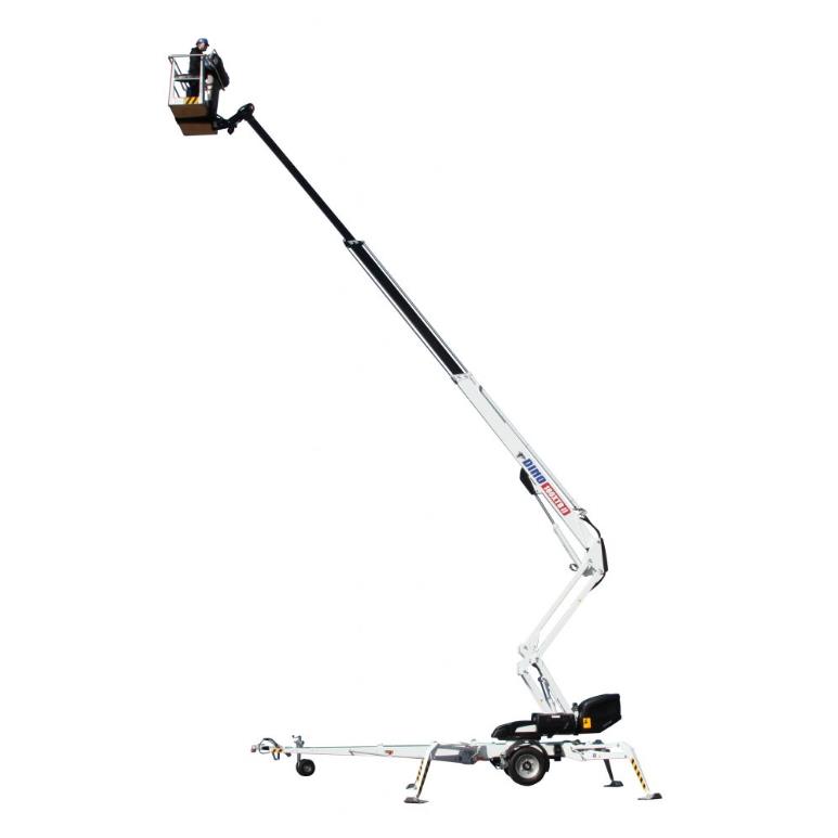 Articulated Trailer Mounted Boom Lift battery, platform height 16 m DINO 180XTB
