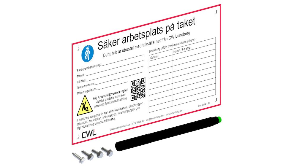 Informasjonsskilt sikring