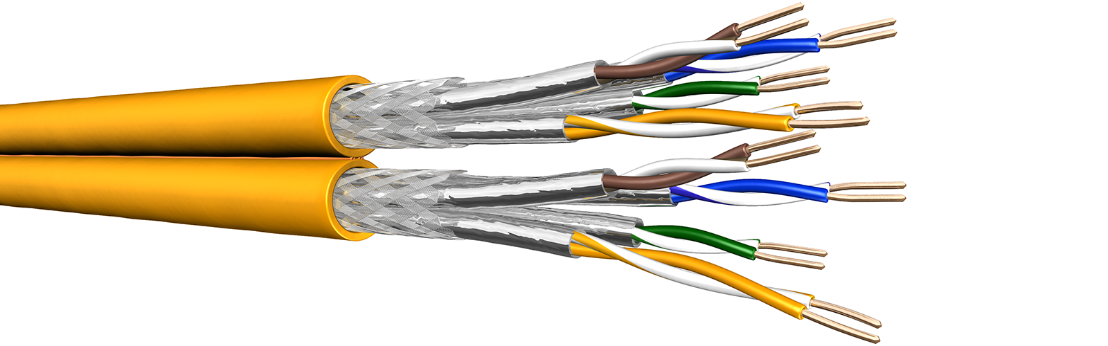 CAT.7a   2x4 paires CAT.7a S/FTP 0 Hal 1200 Mhz Dca T 500