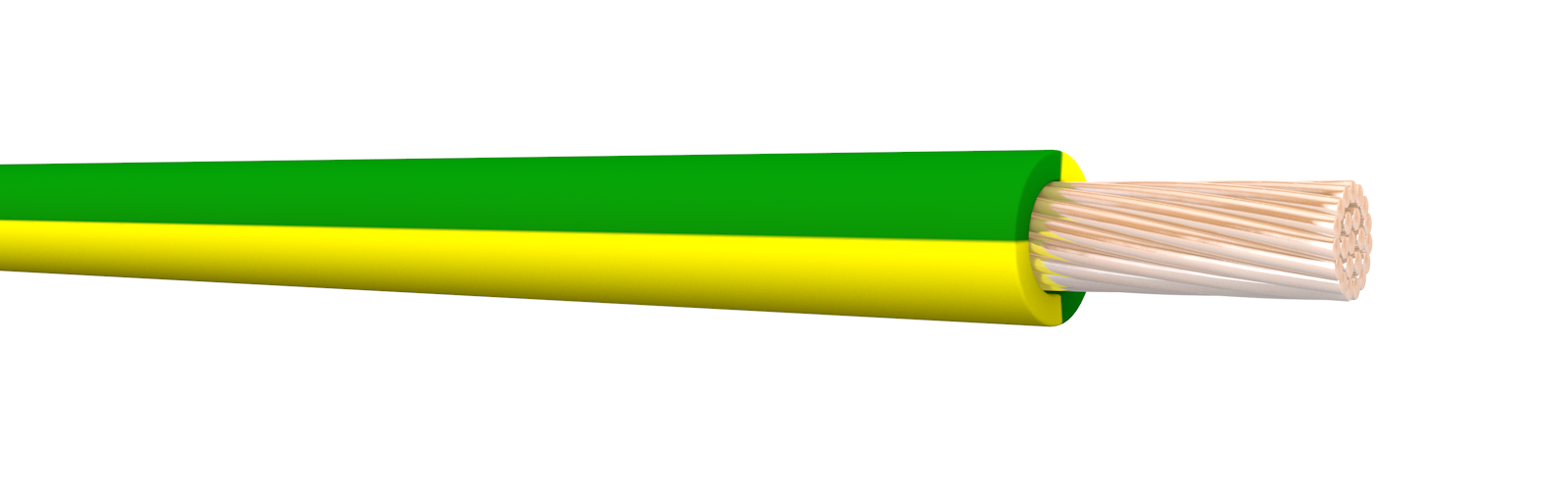 Prysmian 100 m 1.5 mm Conduit Cable Green/Yellow 6491B Includes VAT