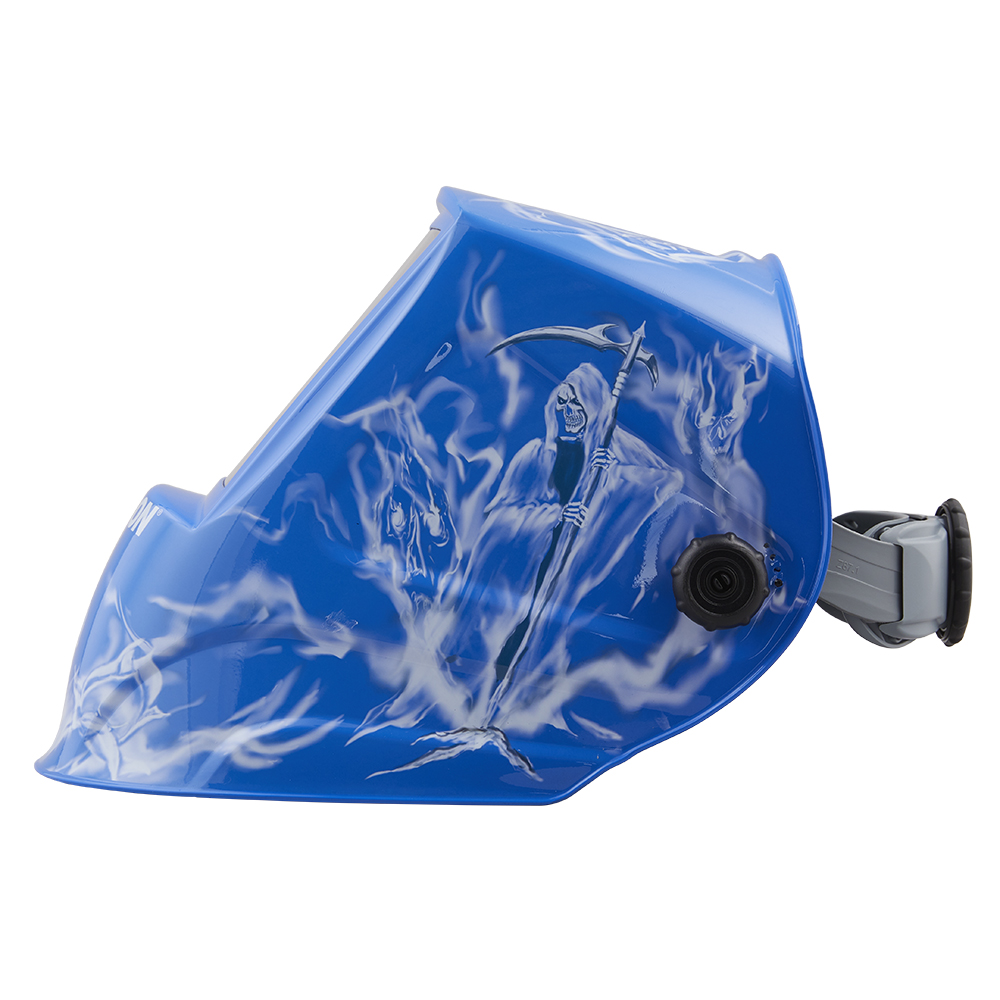 Premium Welding Helmet – Reapers n’ Roses – ADF Fixed Shade product photo