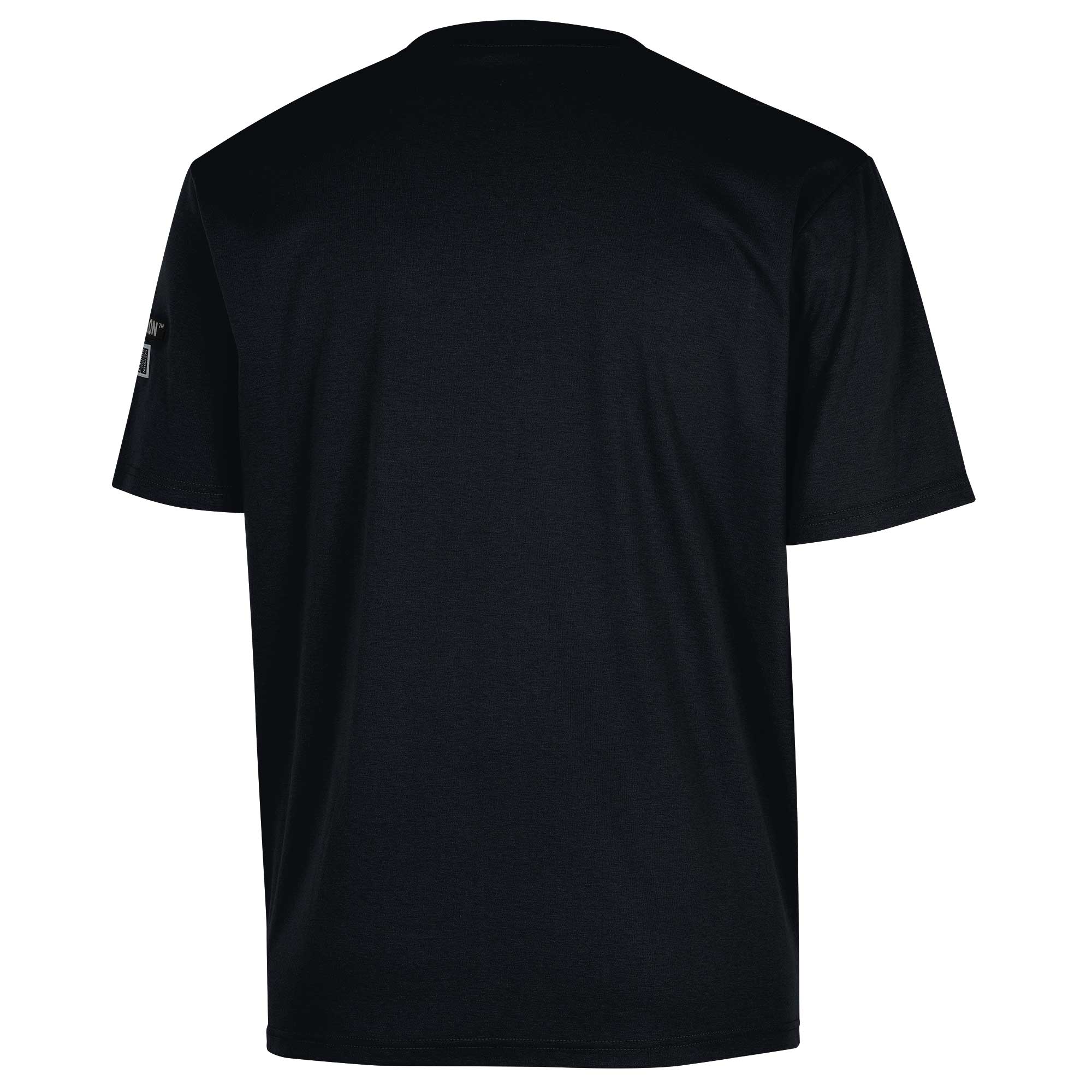 100% FR/Arc-Rated 7 oz Cotton Interlock Safety Shirt - Short Sleeves - Navy - XL product photo