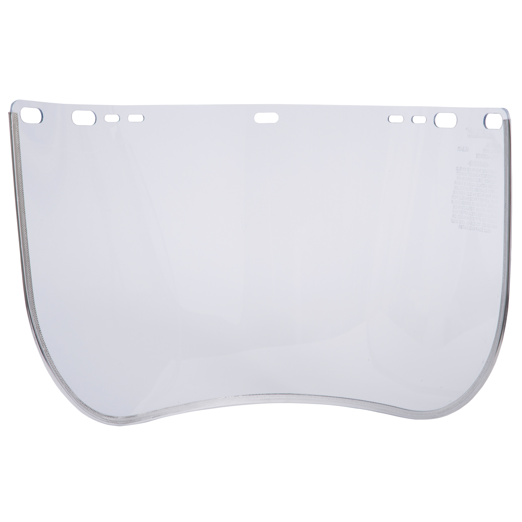Acetate Face Shield Window - Shape E - Bound - Clear product photo