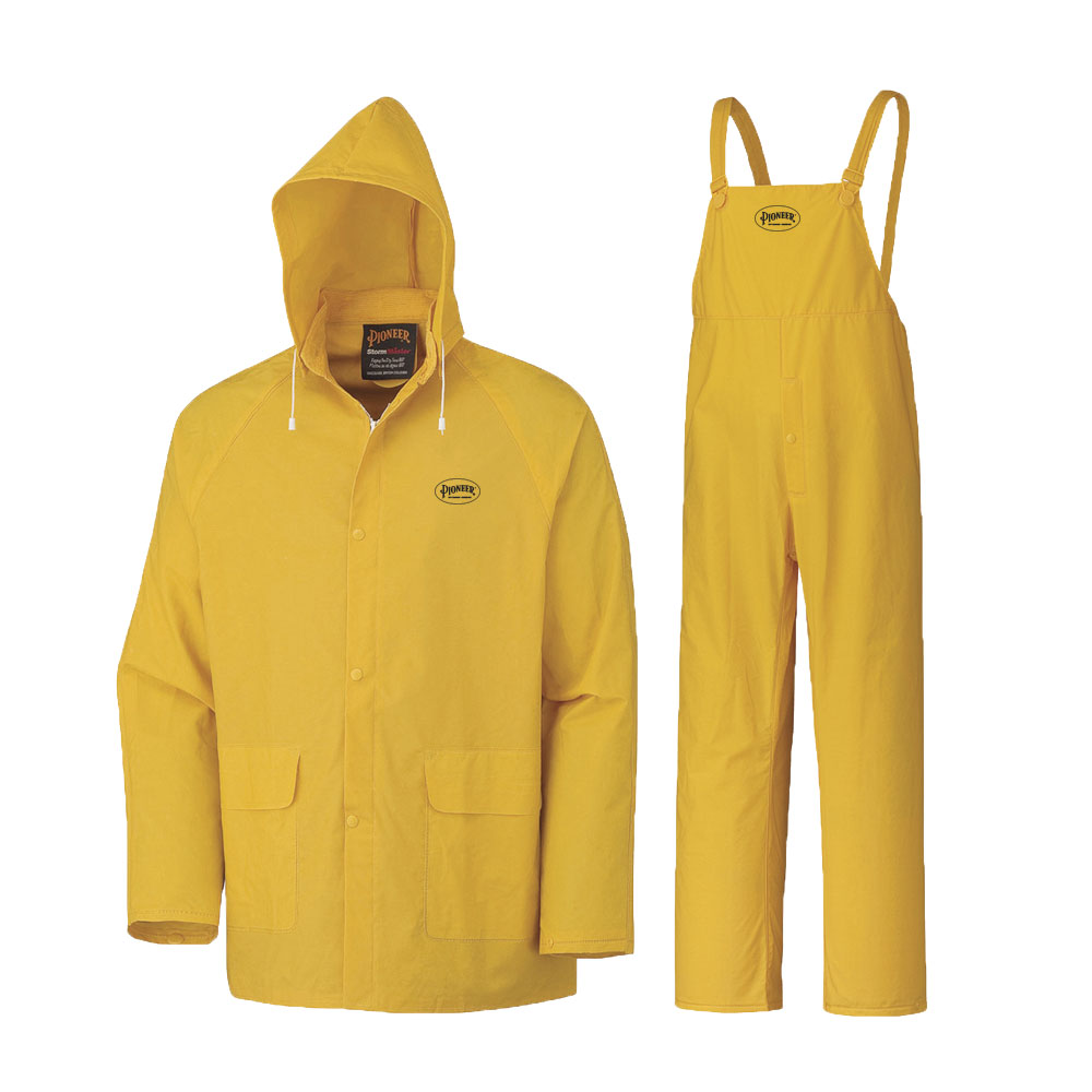 Storm Master® 3-PC PVC Rain Suit - Yellow - L product photo