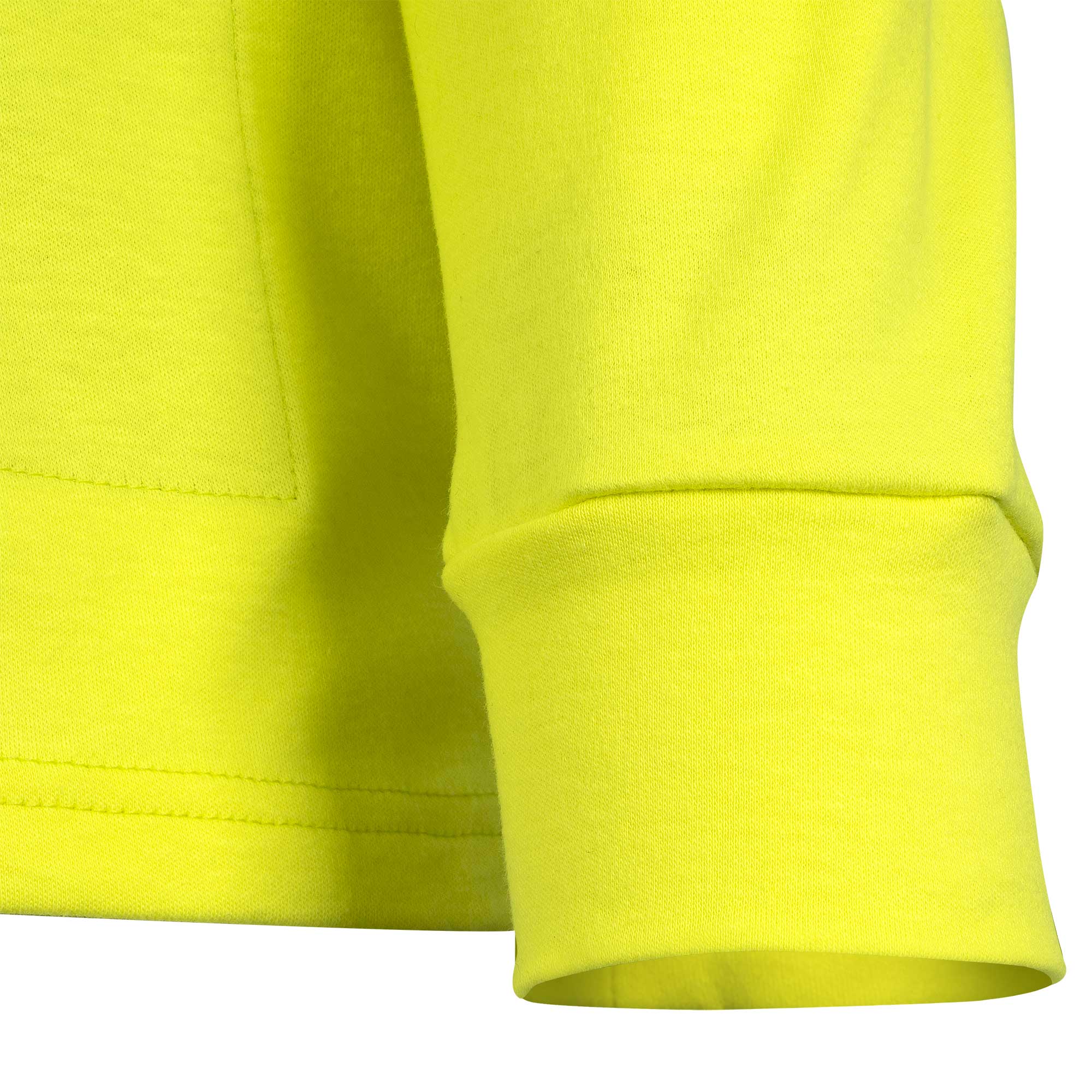 Hi-Vis 100% FR/Arc-Rated 7 oz Cotton Interlock Short-Sleeved Safety Shirt - Hi-Vis Yellow - L product photo