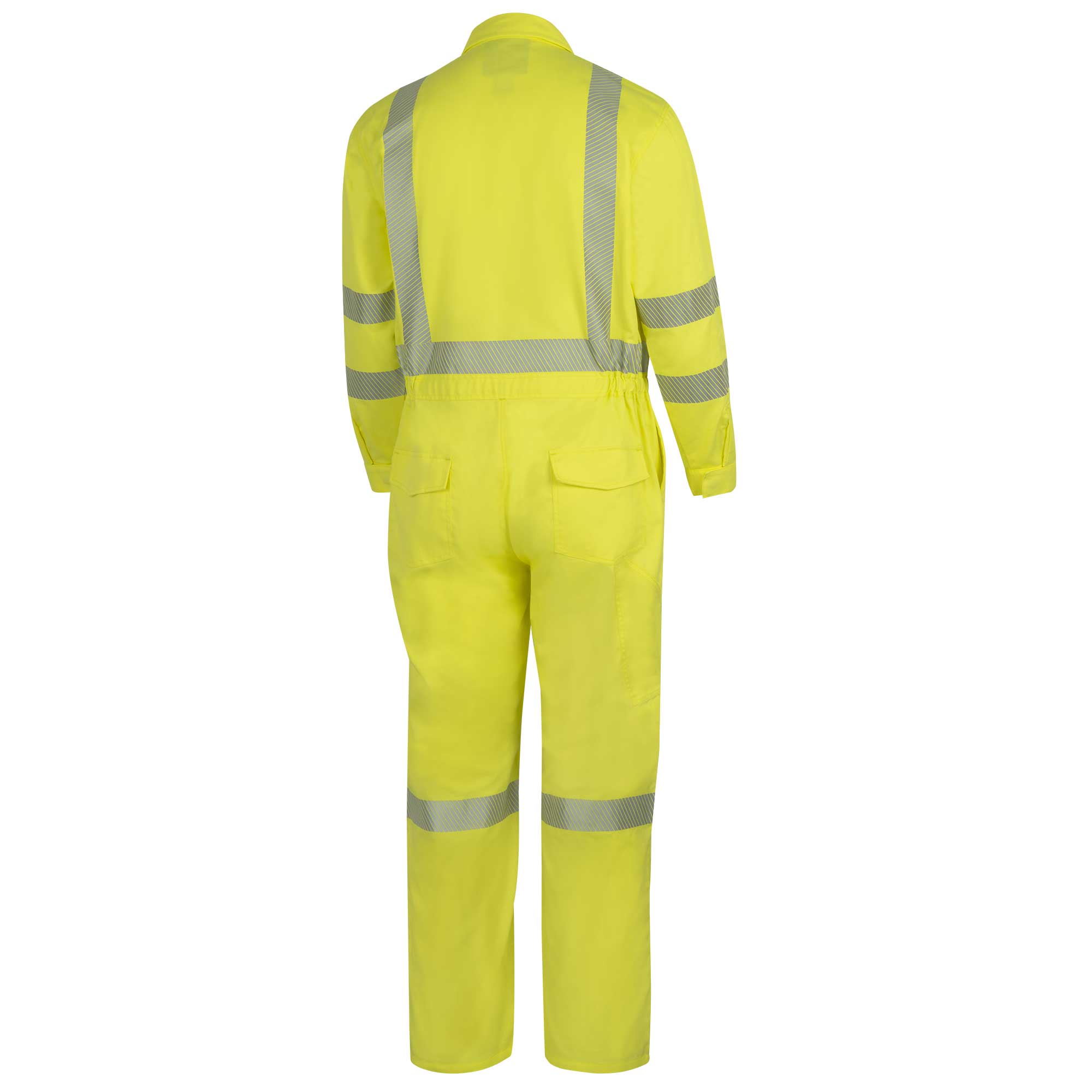 Hi-Vis FR/Arc-Rated 7.5 oz  88/12 Safety Coveralls - Hi-Vis Yellow - XL product photo