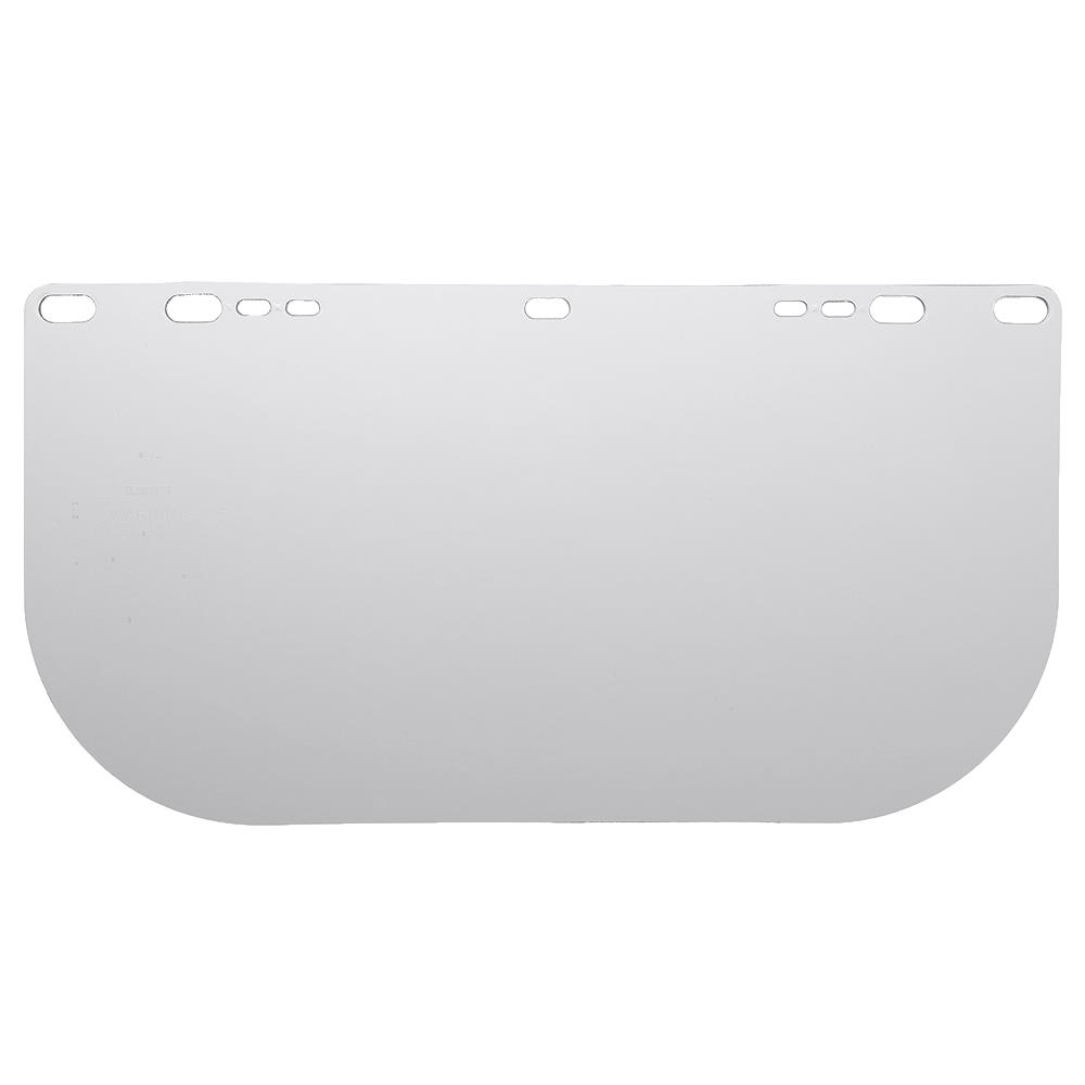 Polycarbonate Face Shield Window - Shape E - Unbound - Clear product photo