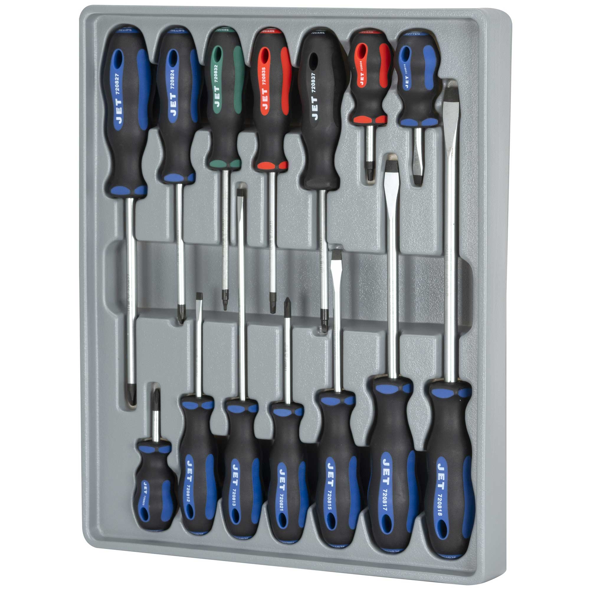 Ergonomic Screwdriver Set - 14 pc | 720524 | Screwdrivers | JET by SureWerx