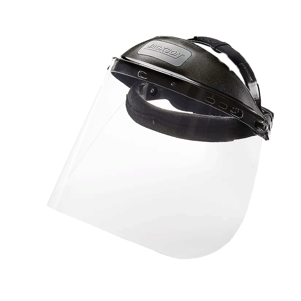 ANTHEM™ Faceshield Kit - Model K Ratcheting Crown with 9" x 15½" x 0.040" thick Acetate window product photo
