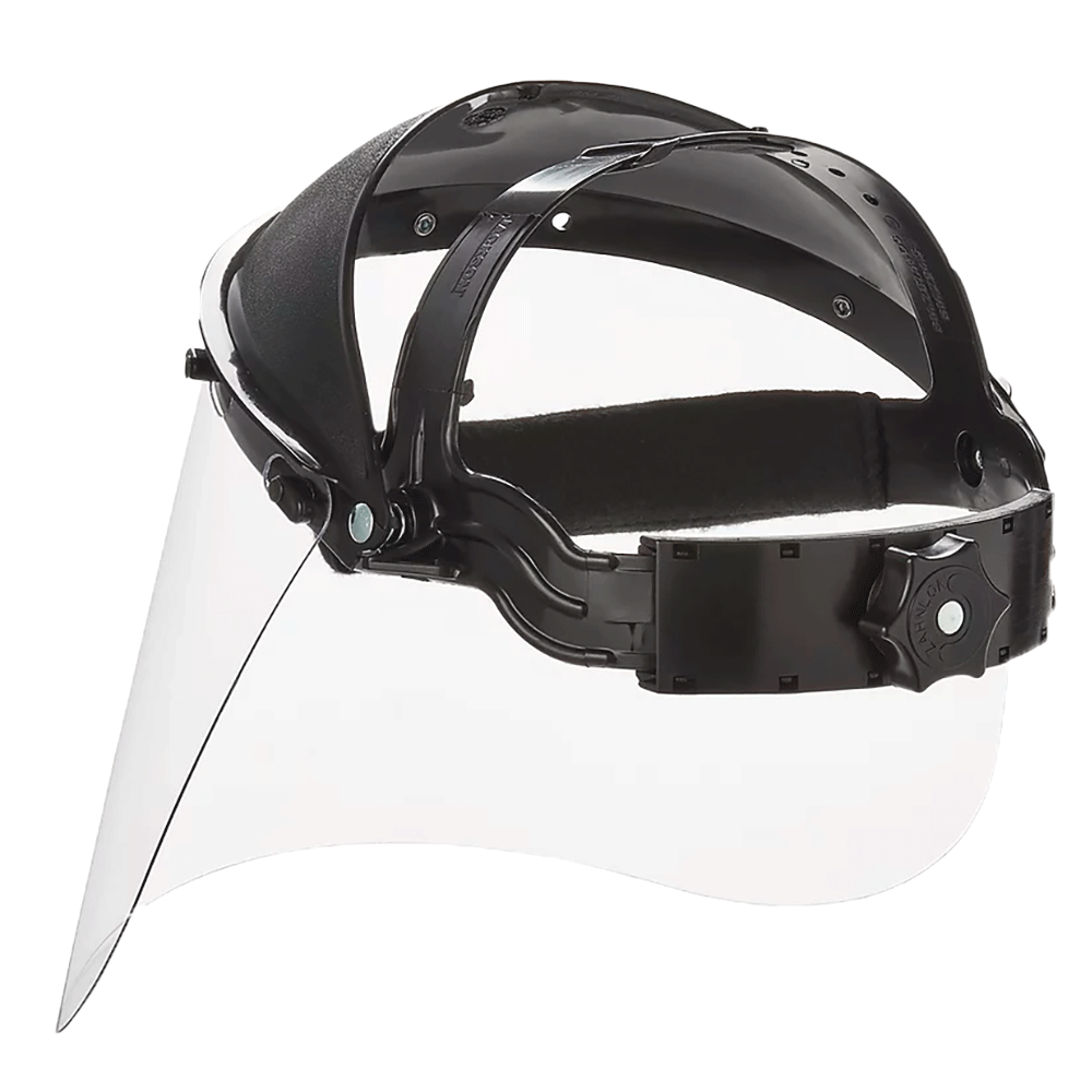 ANTHEM™ Faceshield Kit - Model K Ratcheting Crown with 9" x 15½" x 0.040" thick Acetate window product photo