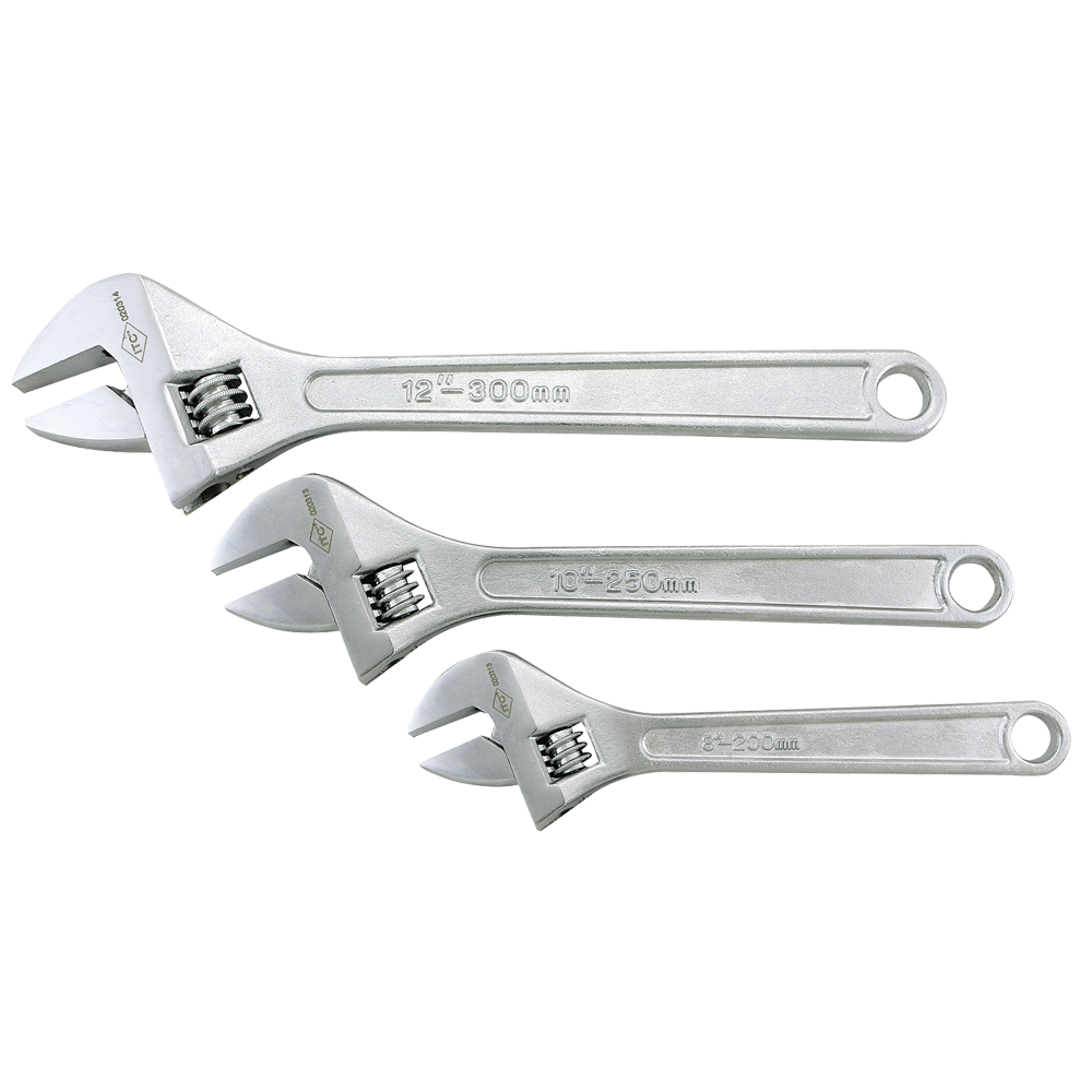 3 pc Adjustable Wrench Set photo du produit