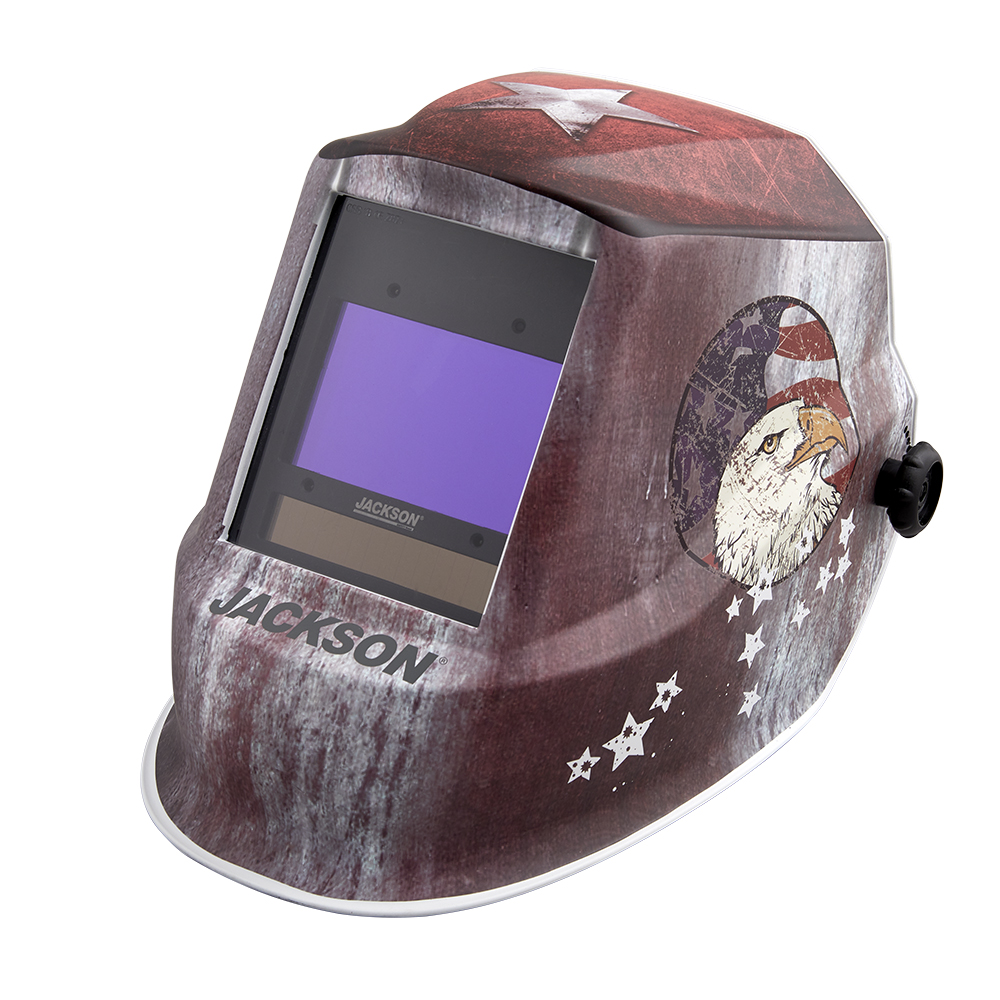 Premium Graphic Welding Helmet - ADF Variable Shade - Freedom product photo