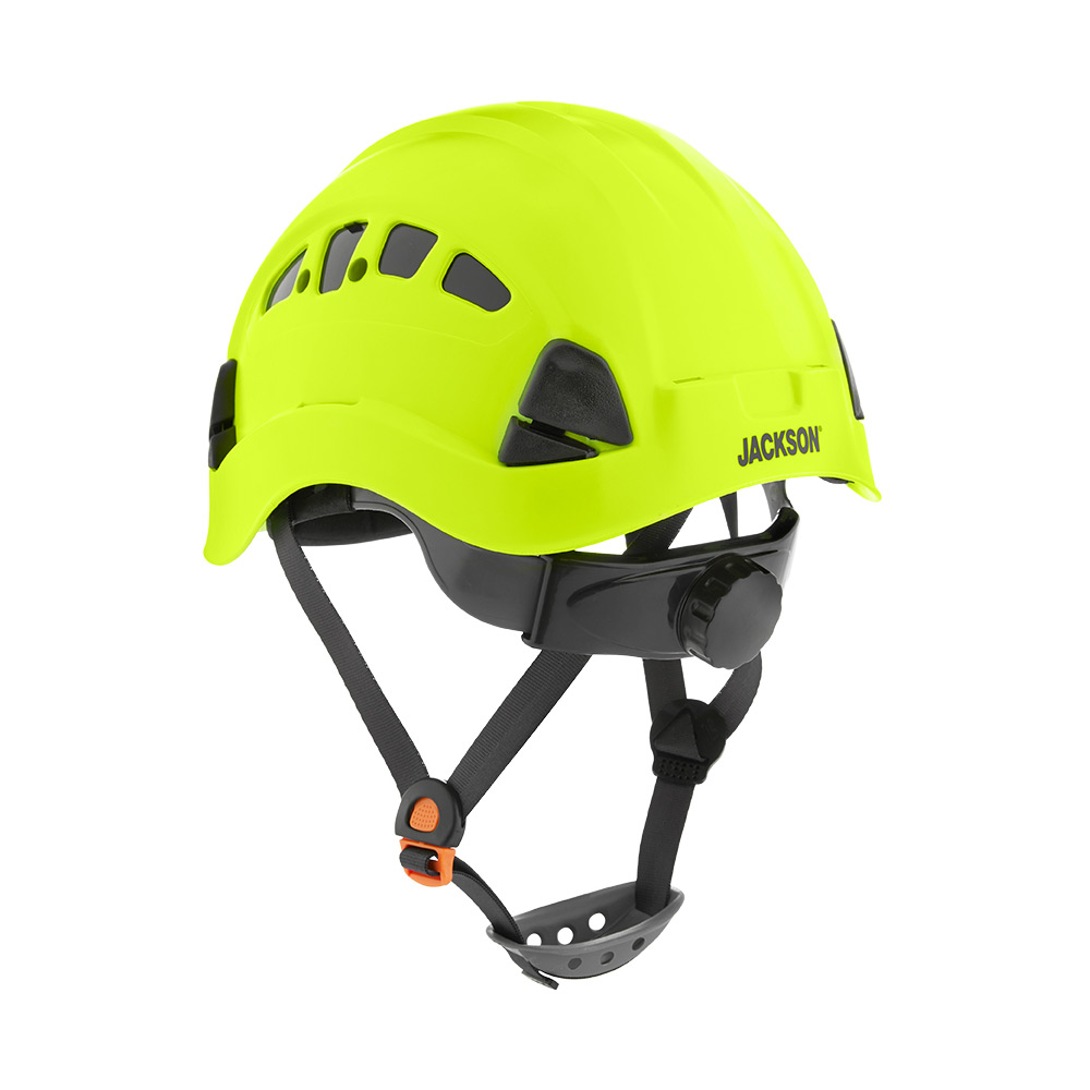 CH400 Climbing Industrial Hard Hat, Vented, Hi-Viz Green product photo