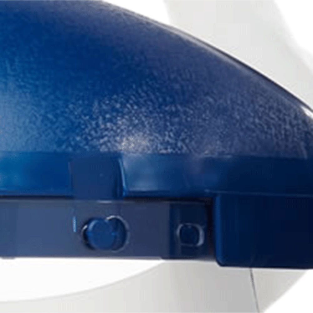 390 Series Face Shield - Single Crown - Clear - Uncoated - 8" x 16" x 0.040" product photo