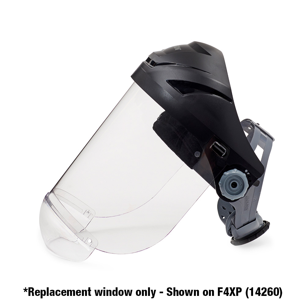 Polycarbonate Face Shield Window - Shape T - Unbound - Clear product photo