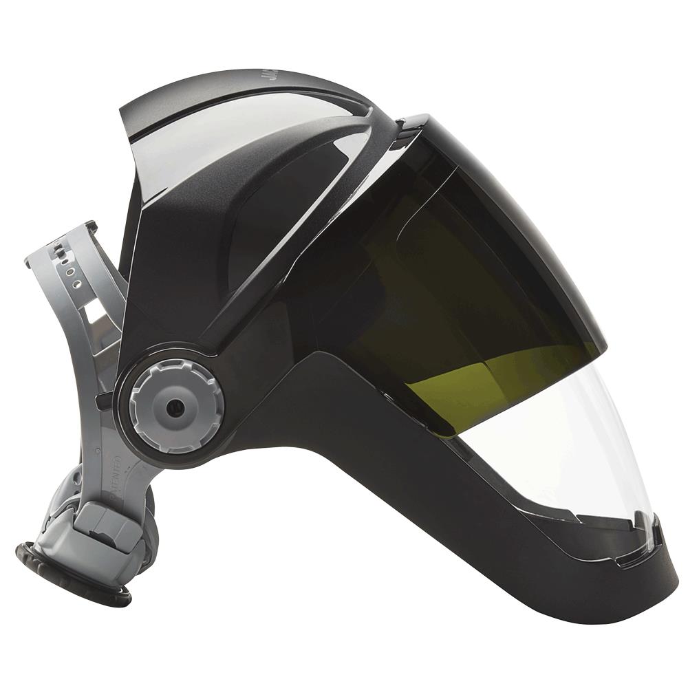 Quad™ 500 Series Face Shield - Ratcheting Headgear - Shade 8 IR Visor product photo