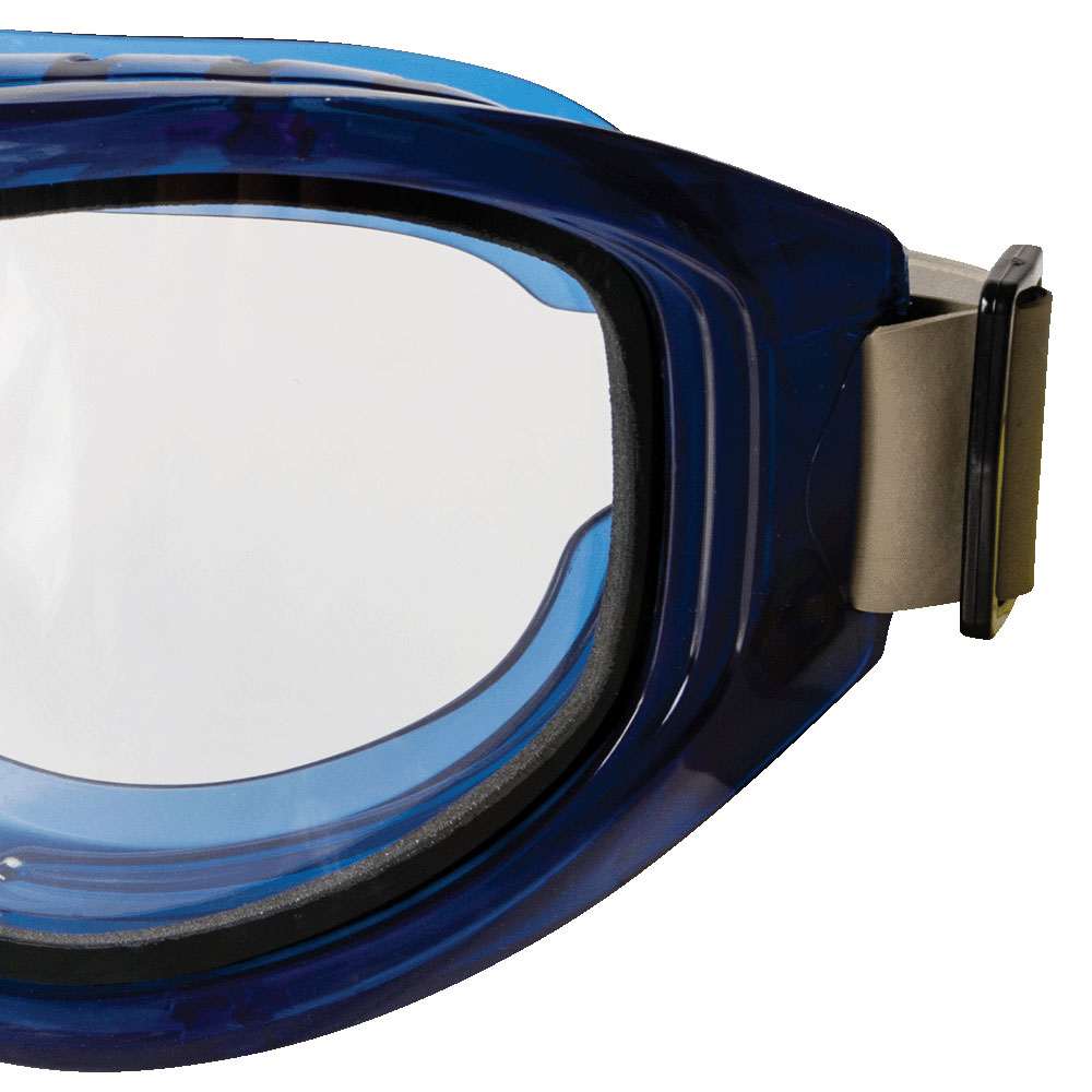 Odyssey II Series Chemical Splash Dual Lens Goggles - Polycarbonate - Indirect Vent - Anti-Fog - Clear product photo