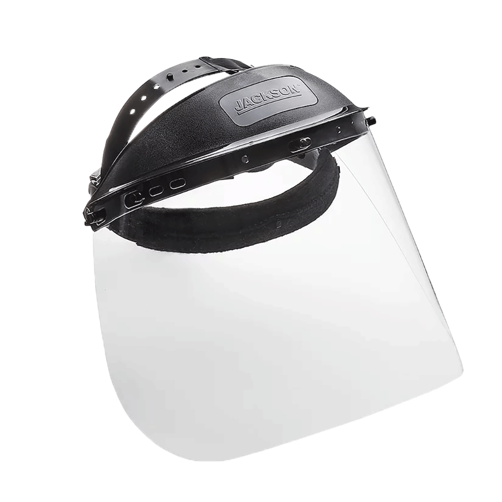 ANTHEM™ Faceshield Kit - Model K Ratcheting Crown with 9" x 15½" x 0.040" thick Acetate window product photo