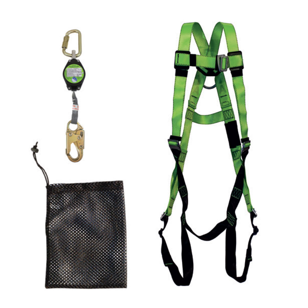 Self-Retracting Lifeline Contractor Kit  -Includes Safety Harness V8002000 - SRL V845822006LE - Carrying Bag V86001 product photo
