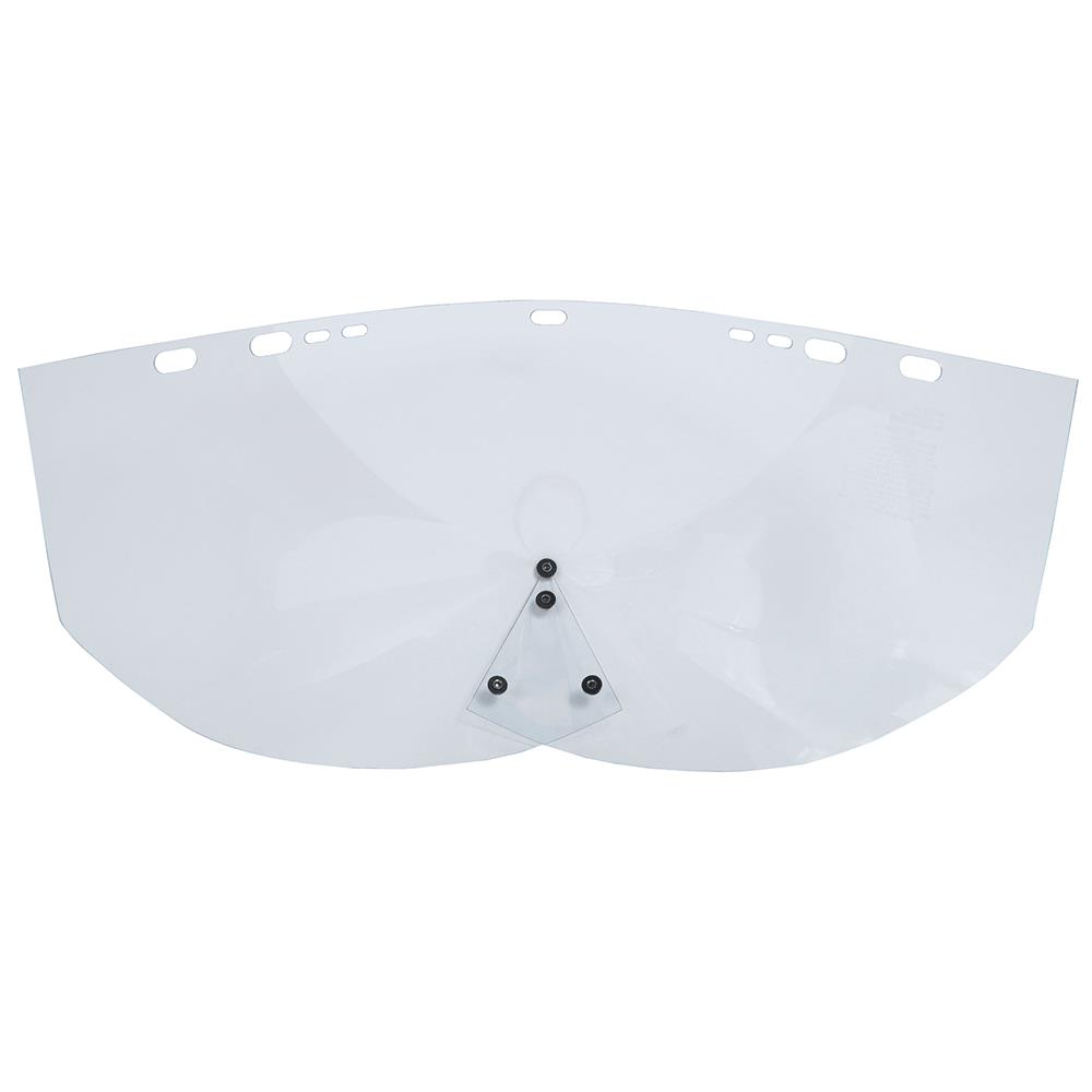 Acetate Face Shield Window – Shape Q – Unbound – Clear product photo