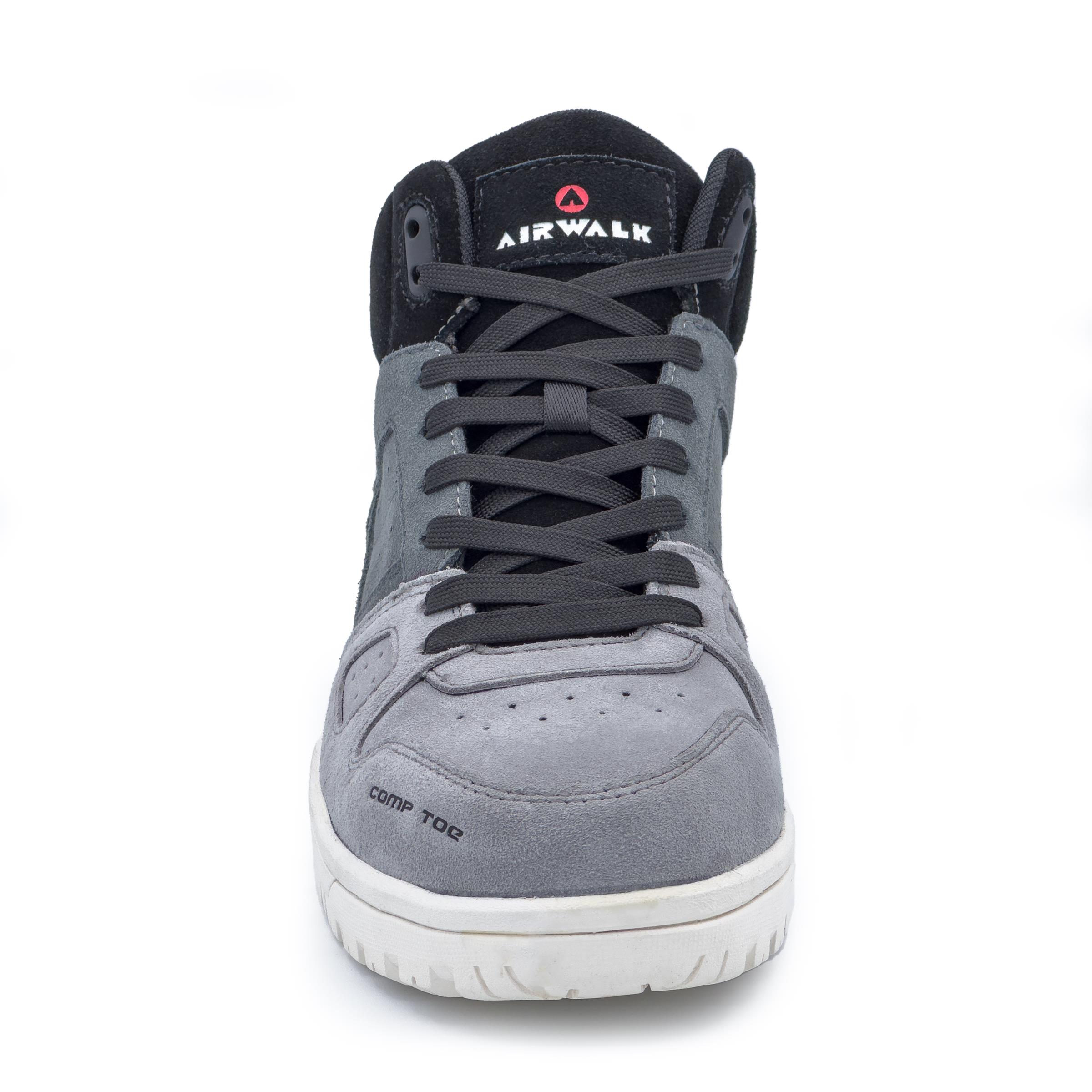 AIRWALK MEN'S MONGO MID GREY/WHITE CT EH product photo