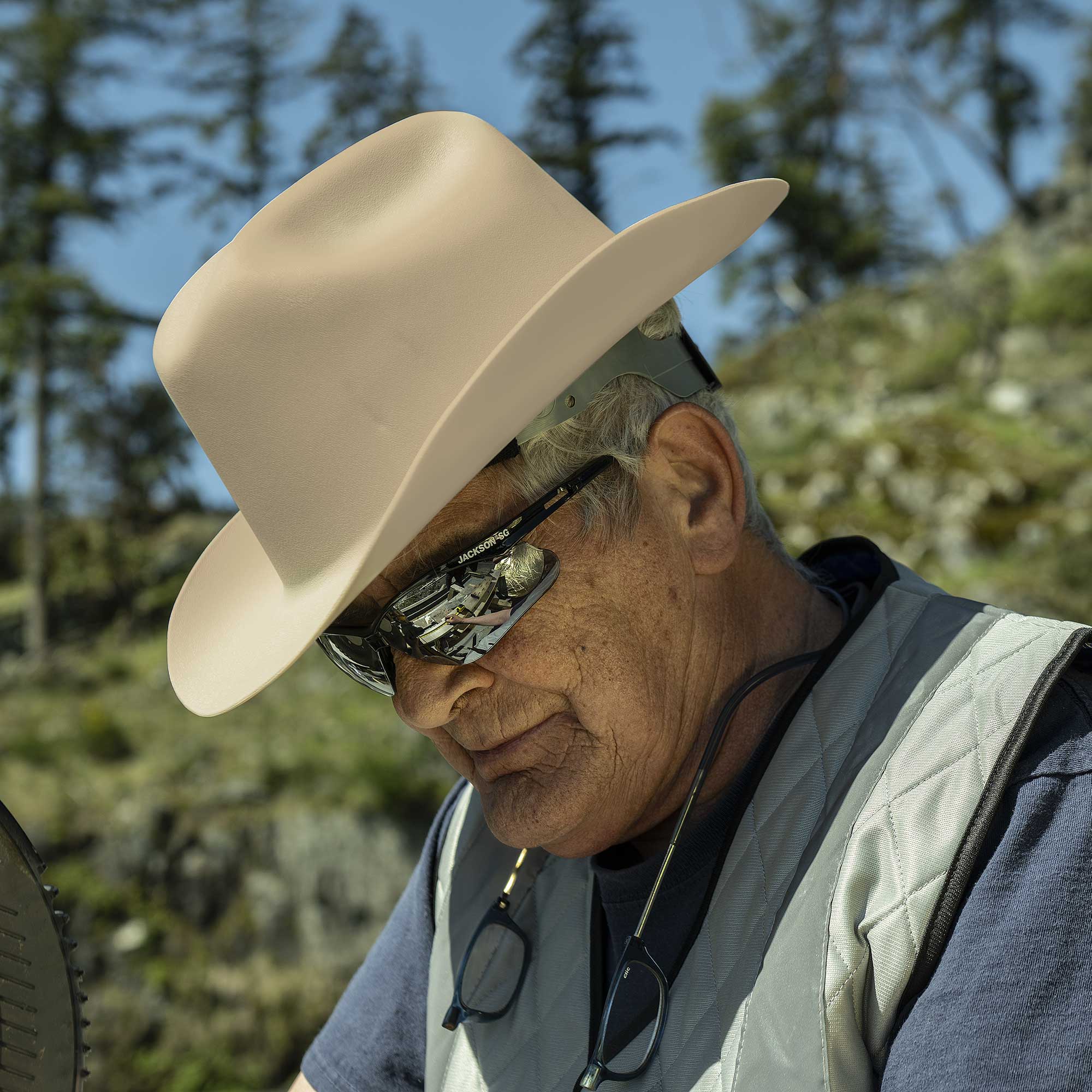 Western Outlaw Hard Hats - Tan product photo