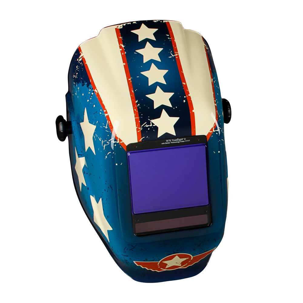 HLX Welding Helmet - TrueSight II Digital ADF - Stars and Scars product photo